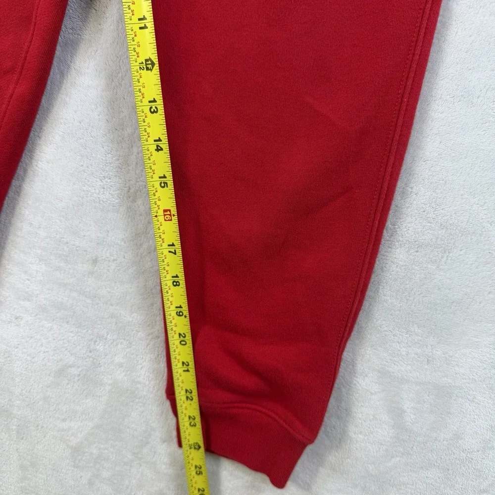 Polo Ralph Lauren Boys Red Fleece Jogger Pants Size M 10-12